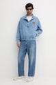 Calvin Klein Jeans kurtka jeansowa J30J327505 niebieski SS25