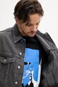 Karl Lagerfeld Jeans vestă de blugi A2M14017 gri