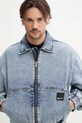 Džínová bunda Karl Lagerfeld Jeans modrá A2M14018