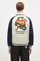 Obojstranná bunda Human Made REVERSIBLE SOUVENIR JACKET čierna HM29JK001