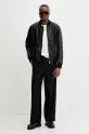 Bally kurtka skórzana MLE054 czarny SS25