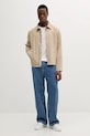 Pamučna jakna Tommy Hilfiger MW0MW38715 bež SS25
