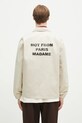 Drôle de Monsieur rövid kabát La Veste Slogan nem szigetelt bézs PERM.JT183.PA014.MT