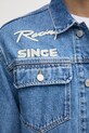 Red Bull Racing x Pepe Jeans kurtka jeansowa PRINTED RACE JACKET RM400019R17 niebieski