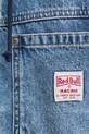 Džínová bunda Red Bull Racing x Pepe Jeans HOODED DENIM JACKET RM400020R17 modrá