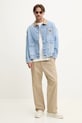 Rifľová bunda Tommy Jeans DM0DM21049 modrá SS25