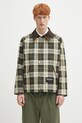 Barbour geacă cu două fețe Barbour OS Reversible Transporter Casual verde MCA0963