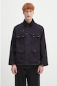 Barbour jachetă de bumbac Barbour Modified Dryfly Casual Jacket altele bleumarin MCA1036