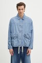 Льняная рубашка Barbour Barbour Durham Chambray Casual Jacket casual голубой MCA1038