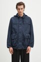 Barbour jacket Barbour Modified Durham Showerproof Jacket with navy MSP0133