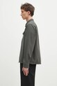 Fred Perry cotton shirt jacket M9833.638 green SS25