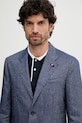 Ленено сако Tommy Hilfiger тъмносин SQTHL5965.SQTH503