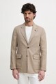 Льняний жакет Tommy Hilfiger бежевий SQTHL5965.SQTH503