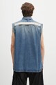 Clothing Rick Owens DRKSHDW denim vest Tommy Jumbo Outershirt DU01E3764.DWB blue
