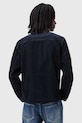 AllSaints kurtka sztruksowa ROTHWELL M016OC granatowy