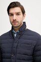 Пухова куртка Hackett London темно-синій HM403298