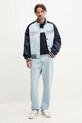 Guess Jeans kurtka bomber M5GL32.WHAA2 niebieski SS25