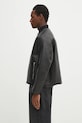 MKI MIYUKI ZOKU leather jacket Shearling Bomber Jacket SHEARLING.BOMBER.JACKET black SS25