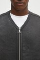 Шкіряний жилет MKI MIYUKI ZOKU Shearling Vest чорний SHEARLING.VEST.BLACK