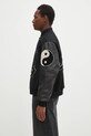 MKI MIYUKI ZOKU jacheta bomber din lana Patch Varsity PATCH.VARSITY.BLACK negru SS25