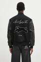 Clothing MKI MIYUKI ZOKU wool bomber jacket Patch Varsity PATCH.VARSITY.BLACK black
