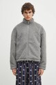 Куртка MKI MIYUKI ZOKU Faux Alpaca Track Jacket с подкладкой серый FAUX.ALPACA.TRACK.JACK.