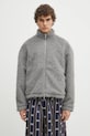 MKI MIYUKI ZOKU giacca Faux Alpaca Track Jacket senza grigio FAUX.ALPACA.TRACK.JACK.