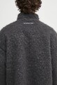 Jakna MKI MIYUKI ZOKU Faux Alpaca Track Jacket siva FAUX.ALPACA.TRACK.CH