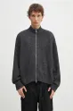 MKI MIYUKI ZOKU wool blend cardigan Mohair Blend Knit Track Jacket wool-blend black MOHAIR.BLEND.KNIT.TRACK