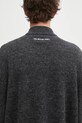 MKI MIYUKI ZOKU cardigan din amestec de lana Mohair Blend Knit Track Jacket negru MOHAIR.BLEND.KNIT.TRACK