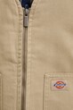 Dickies vestă din bumbac Duck Canvas Summer Vest Sw Desert Sand DK0A4YQKF021 bej