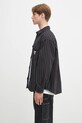 Carhartt WIP giacca in cotone Hendry Shirt Jac I034827.2MB02 nero SS25