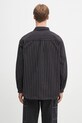 Oblečení Bavlněná bunda Carhartt WIP Hendry Shirt Jac I034827.2MB02 černá