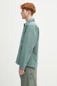 Carhartt WIP giacca-camicia di cotone Michigan Coat I034787.2R84O verde SS25