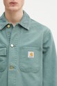Carhartt WIP giacca-camicia di cotone Michigan Coat verde I034787.2R84O