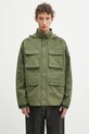 Alpha Industries geaca M-65 Laser Cut Field Coat cu gluga verde 756119.01