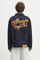 Oblečenie Rifľová bunda Billionaire Boys Club Script Logo Denim Jacket B25107 tmavomodrá