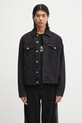 Odzież ICECREAM kurtka jeansowa Running Dog Denim Trucker Jacket ICD25101 czarny
