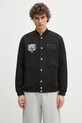 Kenzo bluza Happy Tiger aplikacja czarny FF55BL1244MT.99J