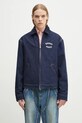 Kenzo kurtka jeansowa nieocieplane niebieski FF55DV1136B1.DM