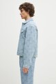 Kenzo kurtka jeansowa FF55DV3026J4.DB niebieski SS25