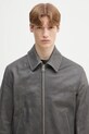 Δερμάτινο μπουφάν Kenzo γκρί FF55LB1440AB.96