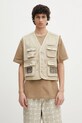 Kenzo vestă din bumbac necaptusit bej FF55OU0099OT.11