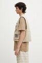 Kenzo vestă din bumbac FF55OU0099OT.11 bej SS25