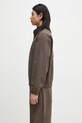 Бавовняна куртка Daily Paper Twill Track Jacket 2511120 коричневий SS25