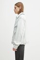 Marcelo Burlon geacă din denim Bleach Denim Cargo Jacket Light Blue No CMYE01HS25DEN0014000 albastru SS25