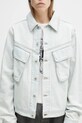 Джинсова куртка Marcelo Burlon Bleach Denim Cargo Jacket Light Blue No блакитний CMYE01HS25DEN0014000