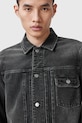 AllSaints geaca jeans JAYGER M014OC negru SS25