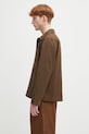 Bavlnená bunda A.P.C. Blouson Gabriel COERC.H02841 hnedá SS25