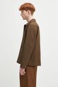 Bavlnená bunda A.P.C. Blouson Gabriel COERC.H02841 hnedá SS25